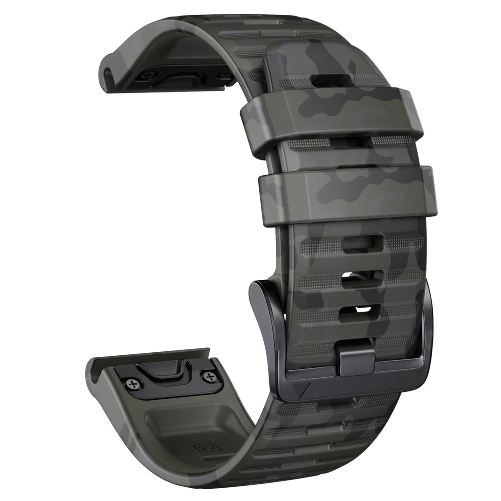 ANBEST 22 26mm Silicone Strap for Garmin Fenix 6/6X/6X Pro/5X/7X Band for Instinct 2X/Tactix Delta/Enduro 2 Watchband Bracelet
