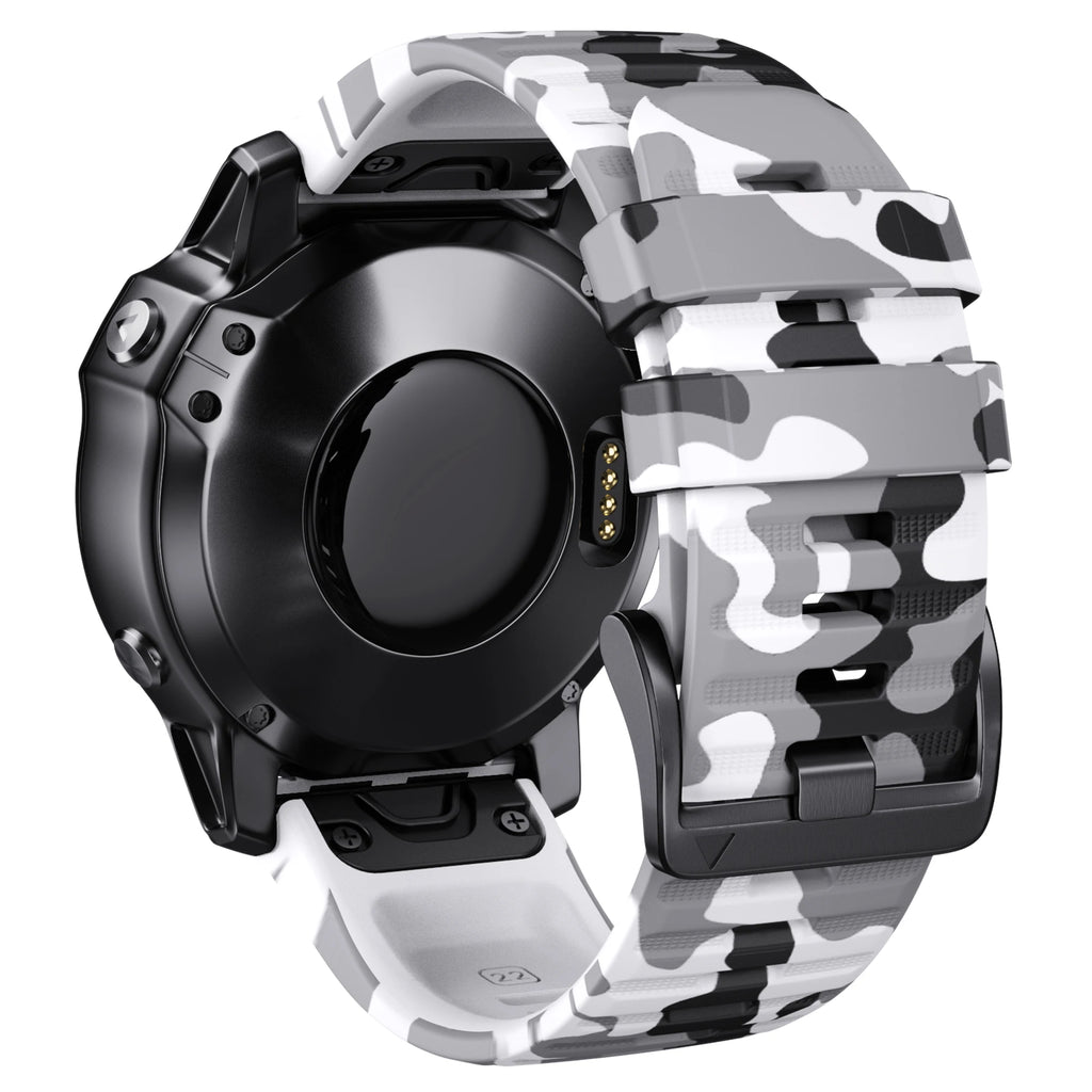 ANBEST 22 26mm Silicone Strap for Garmin Fenix 6/6X/6X Pro/5X/7X Band for Instinct 2X/Tactix Delta/Enduro 2 Watchband Bracelet